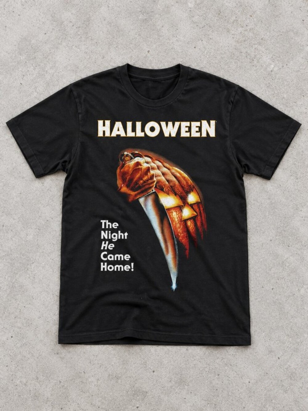 Halloween The Night He Came Home Black Gildan T-Shirt